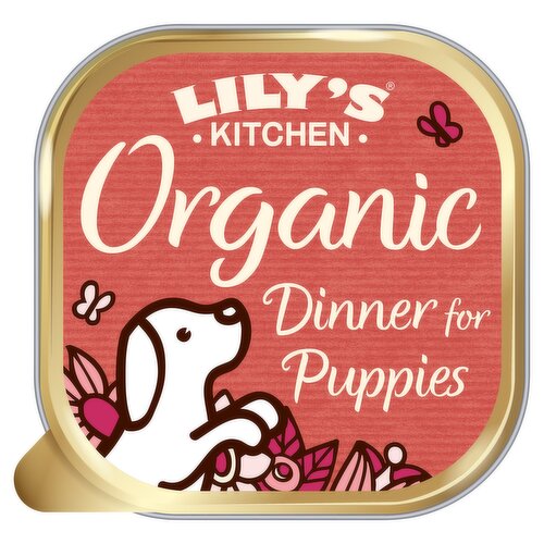 Lily's Kitchen Organic Dinner for Puppies with Chicken Wet Dog Food 150g