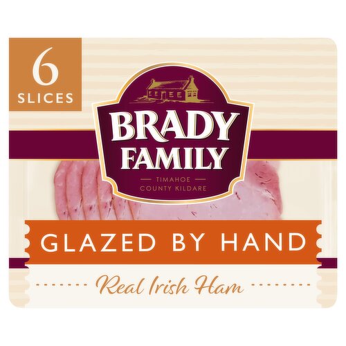 BRADY FAMILY 6 Glazed by Hand Real Irish Ham 80g