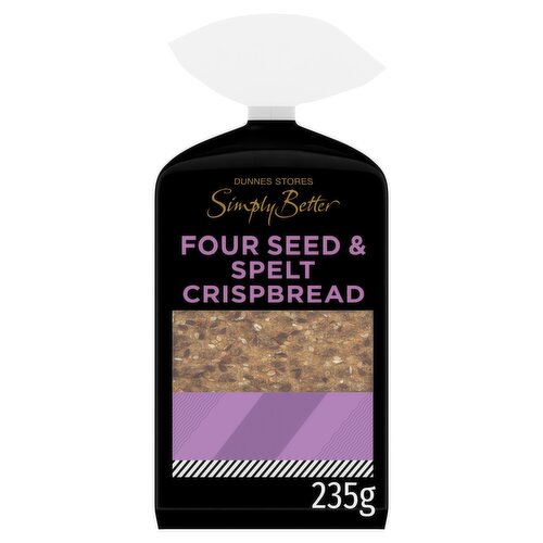 Dunnes Stores Simply Better Four Seed & Spelt Crispbread 235g