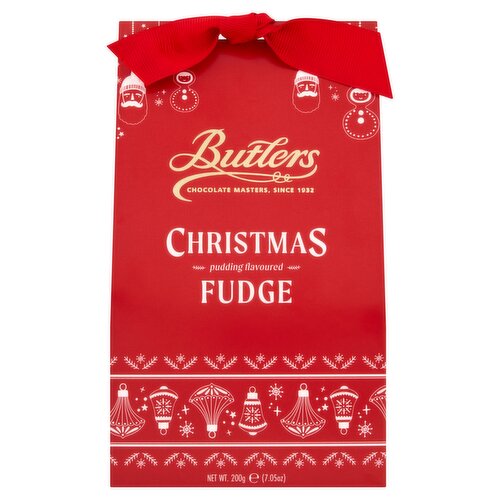 Butlers Christmas Pudding Flavoured Fudge 200g