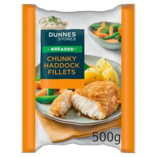 Dunnes Stores Breaded Chunky Haddock Fillets 500g