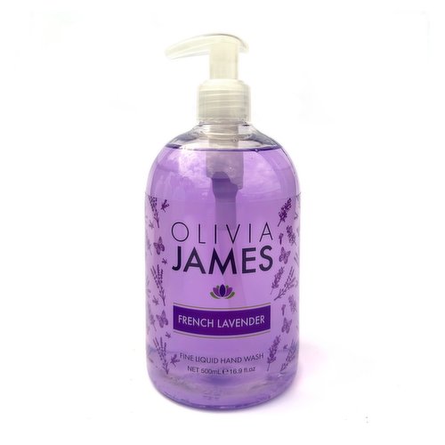 Olivia James French Lavender Fine Liquid Hand Wash 500ml