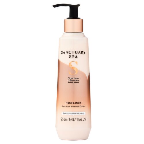 Sanctuary Spa Signature Collection Hand Lotion Shea Butter & Bamboo Extract 250ml