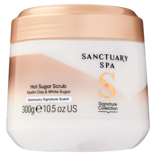 Sanctuary Spa Signature Collection Hot Sugar Scrub Kaolin Clay & White Sugar 300g