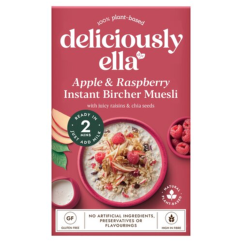 Deliciously Ella Apple & Raspberry Instant Bircher Muesli 380g