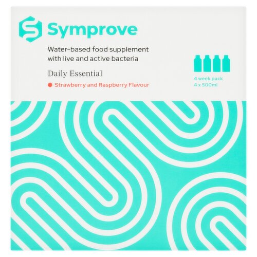 Symprove Strawberry and Raspberry Flavour 4 x 500ml