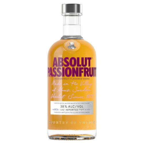 Absolut Passionfruit Flavored Vodka 700ml