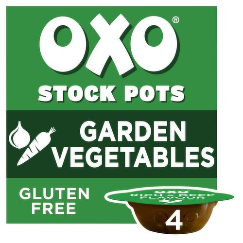 Oxo Garden Vegetables Stock Pots 4 x 20g