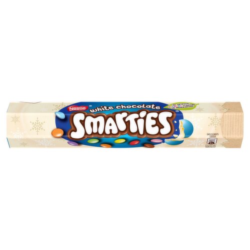 Smarties White Chocolate Giant Tube 120g