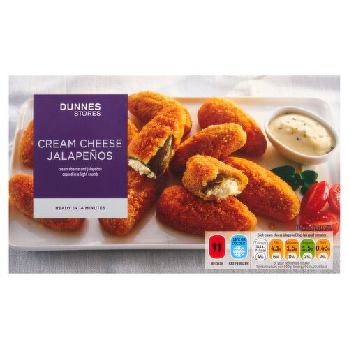 Dunnes Stores Cream Cheese Jalapeños 250g