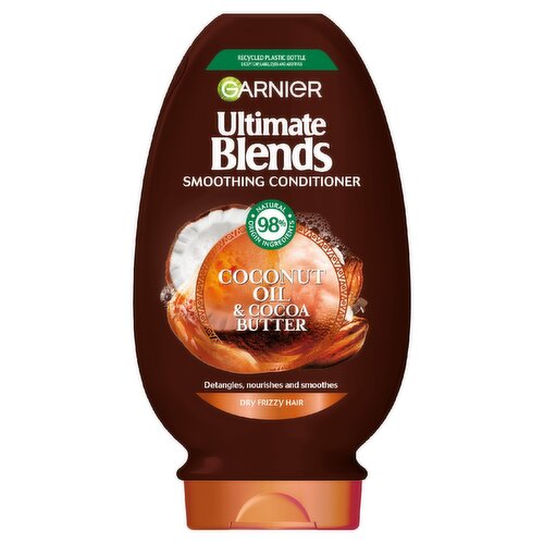Garnier Ultimate Blends Coconut Oil & Cocoa Butter Conditioner for Frizzy and Curly Hair 400ml