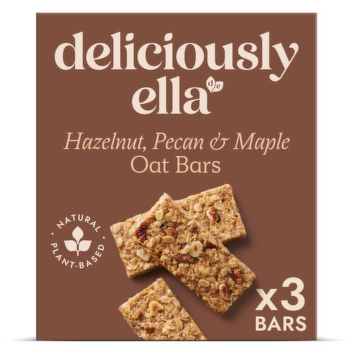 Deliciously Ella Hazelnut, Pecan & Maple Oat Bars 3 x 50g