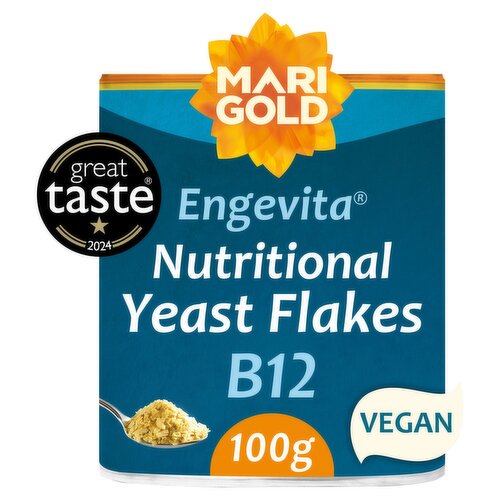 Marigold Health Foods Engevita Nutritional Yeast Flakes with B12 100g