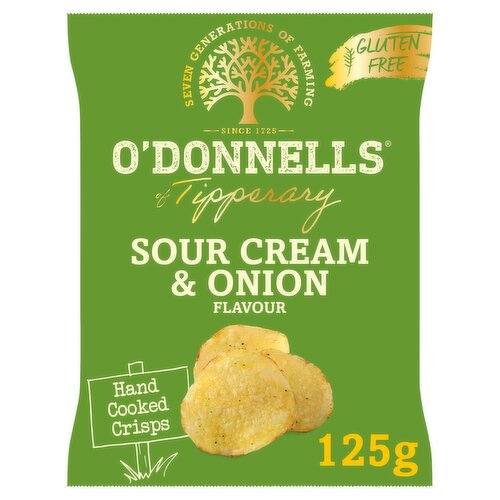 O'Donnells Sour Cream & Onion Flavour 125g