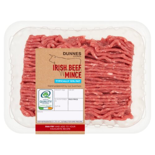 Dunnes Stores Irish Beef Mince Typically 10% Fat 350g
