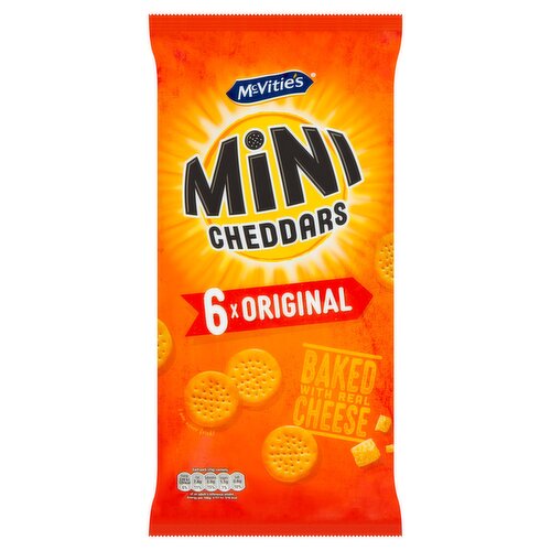 McVitie's 6 Original Mini Cheddars 138g