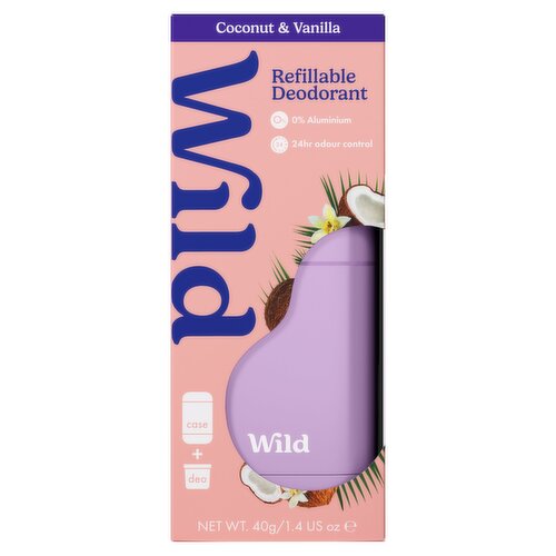 Wild Coconut & Vanilla Refillable Deodorant 40g