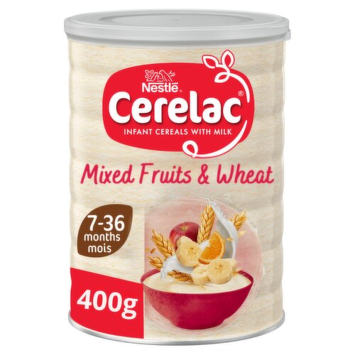 Cerelac Infant Cereals with Milk Mixed Fruits & Wheat 7+ Months 400g
