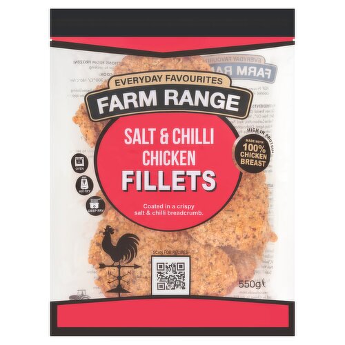 Farm Range Salt & Chilli Chicken Fillets 550g