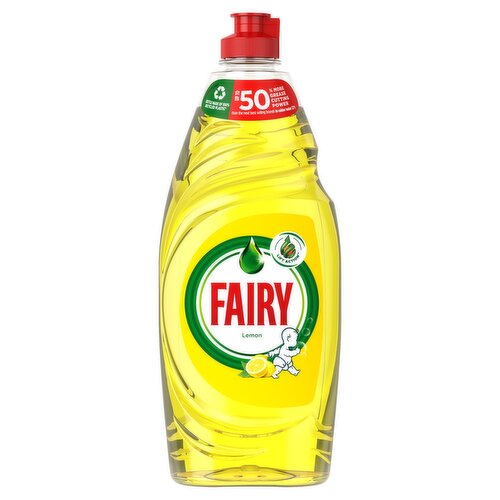 Fairy Washing Up Liquid Lemon with LiftAction 654ML