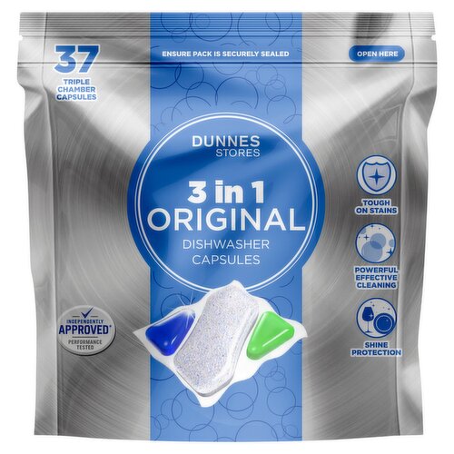 Dunnes Stores 3 in 1 Original Dishwasher Capsule 525g