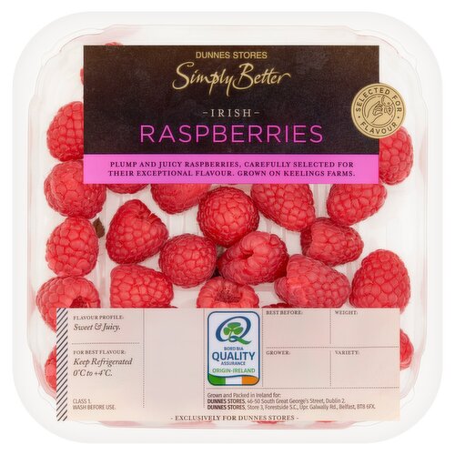 Dunnes Stores Simply Better Irish Raspberries