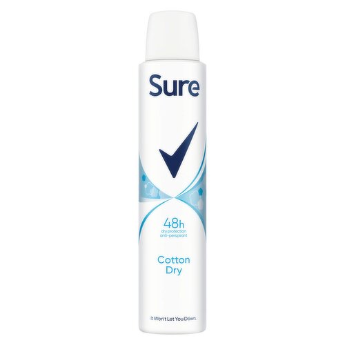 Sure Cotton Dry Anti-Perspirant Aerosol 200 ml