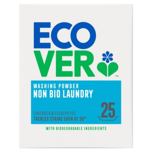 Ecover Lavender & Eucalyptus Non Bio Laundry Washing Powder, 25 Wash 1.875kg