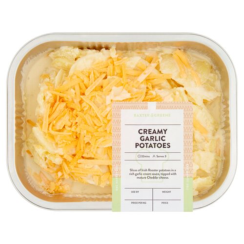 Baxter & Greene Creamy Garlic Potatoes 475g