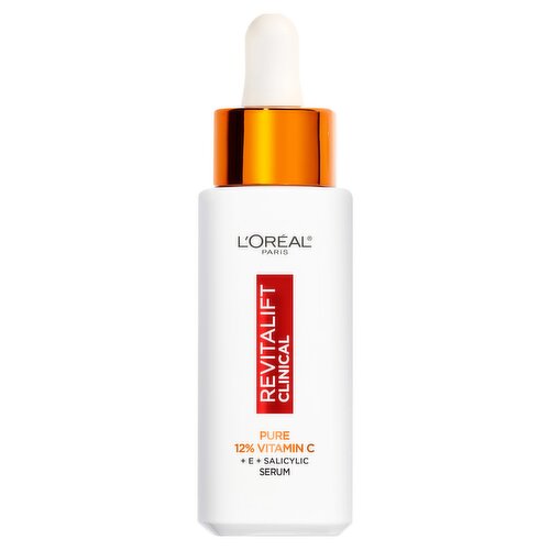 L'Oréal Paris Revitalift Clinical 12% Pure Vitamin C Brightening Serum for Face, 30ml