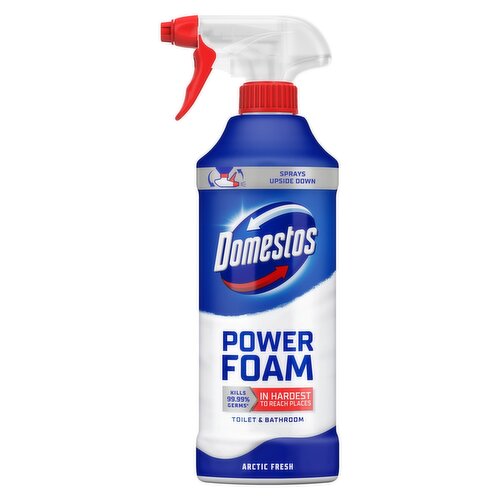 Domestos Power Foam Arctic Fresh Toilet & Bathroom Cleaner Spray 450 ml