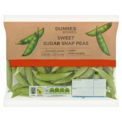 Dunnes Stores Sweet Sugar Snap Peas 225g