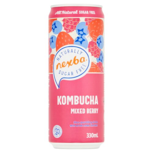 Nexba Mixed Berry Kombucha 330ml
