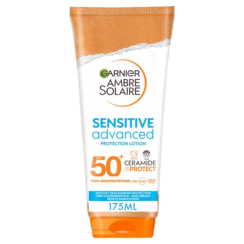 Garnier Ambre Solaire SPF 50+ Sensitive Advanced Sun Protection Cream 175ml