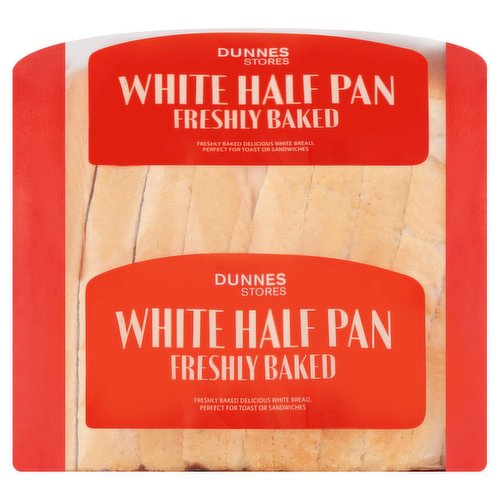 Dunnes Stores White Half Pan Freshly Baked 400g