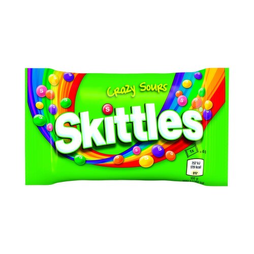 Skittles Sours Sweets Bag 45g