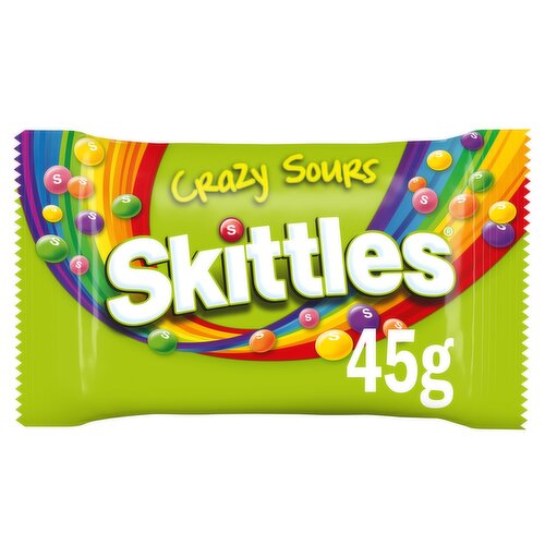 Skittles Sours Sweets Bag 45g