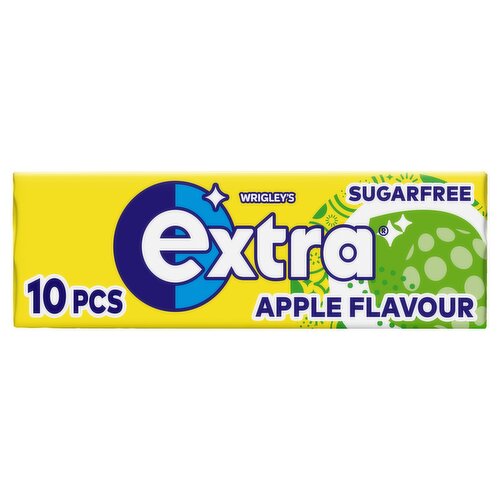 Extra Apple Sugar Free Chewing Gum x10 Pieces
