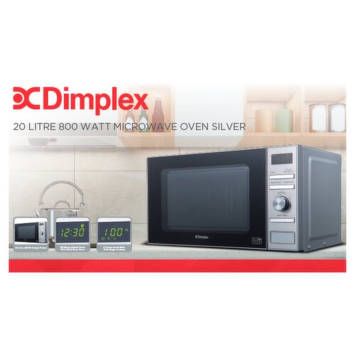 800W S/S Freestanding Microwave 20L