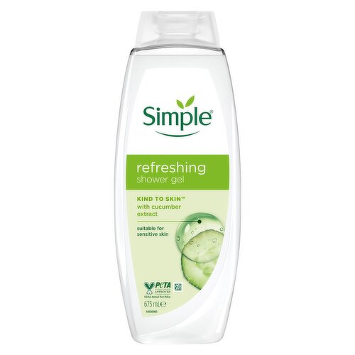 Simple Kind to Skin Shower Gel Refreshing 675 ml