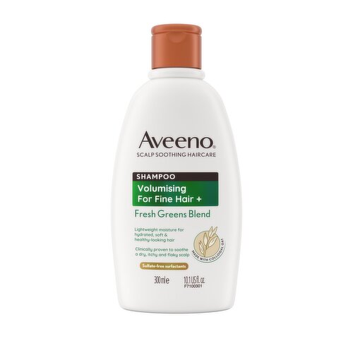 Aveeno Haircare Volumising+ Fresh Greens Blend Shampoo 300ml