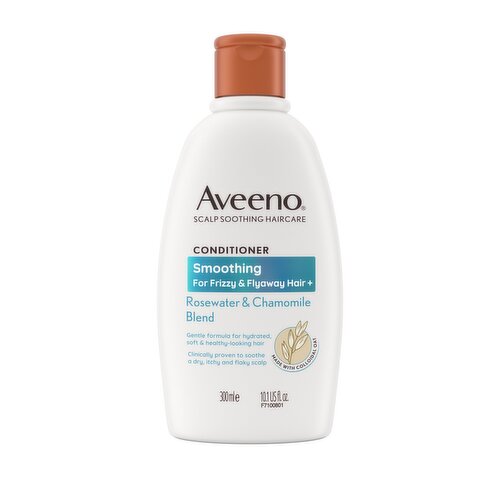 Aveeno Haircare Smoothing+ Rose Water & Chamomile Blend Conditioner 300ml