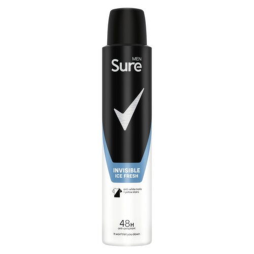 Sure Men Invisible Ice Fresh Anti-Perspirant Aerosol 200 ml