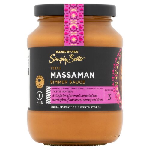 Dunnes Stores Simply Better Thai Massaman Simmer Sauce 350g