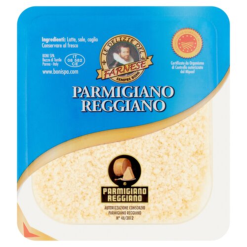 Sheridans Cheesemongers Grated Parmigiano Reggiano 100g