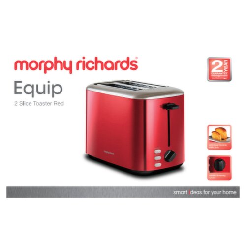 Equip 2 Slice Toaster Red