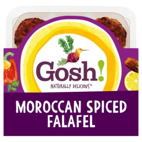 Gosh! Moroccan Spiced Falafel with Sweet Dates, Lemon & Parsley 171g