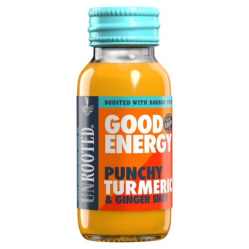 UNROOTED Punchy Turmeric, Ginger & Baobab Shot 60ml