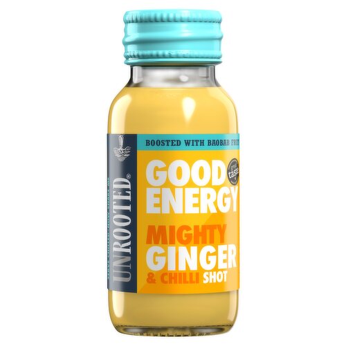 UNROOTED Mighty Ginger, Chilli & Baobab Shot 60ml​