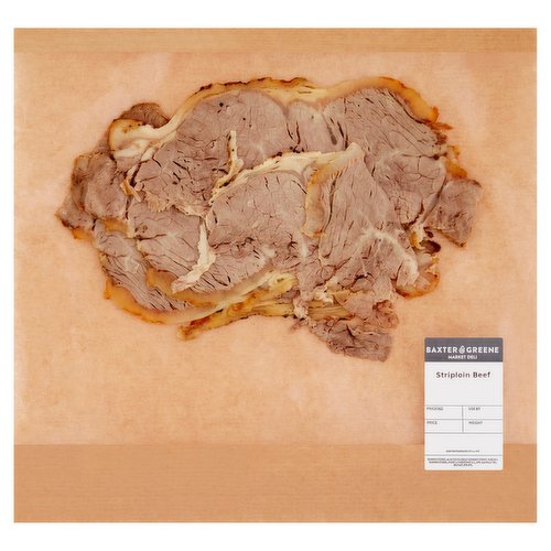 Baxter & Greene Sliced Striploin Beef 160g
